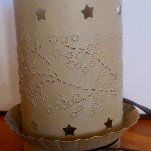Hammered Tin Lantern Light